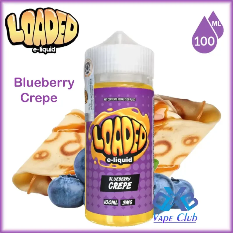 Loaded-100ml-Vape-Liquid-Blueberry-Crepe