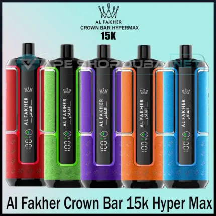 Al Fakher Hypermax 15000 Puffs Crown Bar  Disposable In UAE