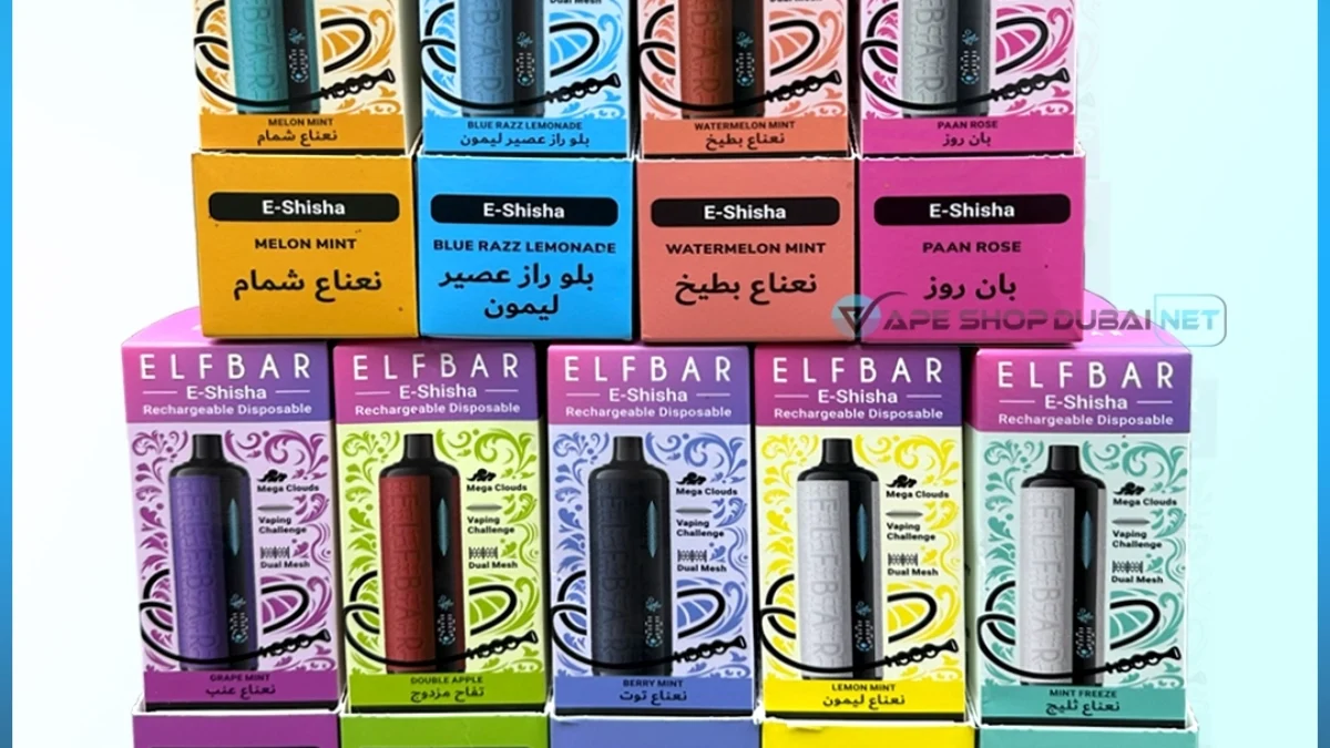 Elf Bar E-Shisha 16000 Puffs Disposable Vape dtl dubai uae