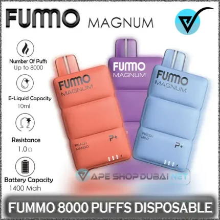 FUMMO Magnum 8000 Puffs Disposable Vape In UAE