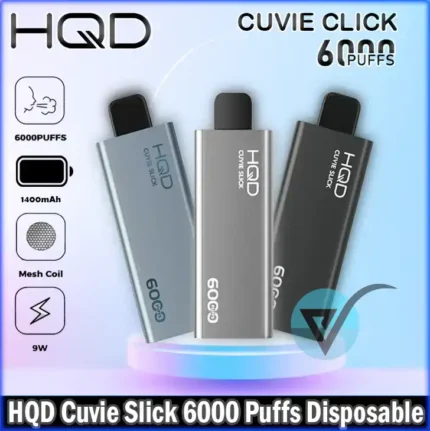 Buy HQD Cuvie Slick 6000 Puffs Disposable in UEA
