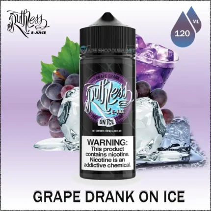 Ruthless 120ml Vape Juice Grape Drank Ice in Dubai UAE
