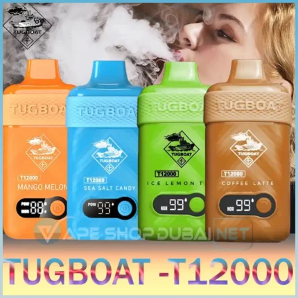 Tugboat T12000 Puffs | Rechargeable Disposable In Dubai UAE