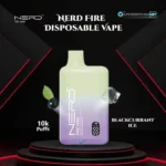 Nerd Fire 10000 Puffs Disposable Vape Blackcurrant Ice