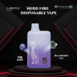 Nerd Fire 10000 Puffs Disposable Vape Blueberry Ice