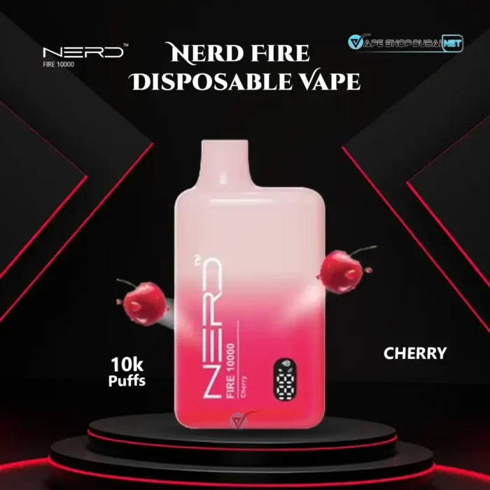Nerd Fire 10000 Puffs Disposable Vape Cherry