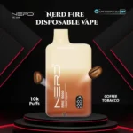Nerd Fire 10000 Puffs Disposable Vape Coffee Tobacco