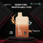 Nerd Fire 10000 Puffs Disposable Vape Cola Ice
