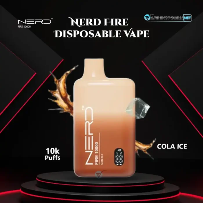 Nerd Fire 10000 Puffs Disposable Vape Cola Ice