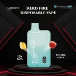 Nerd Fire 10000 Puffs Disposable Vape Double Apple