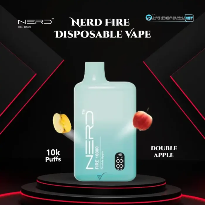 Nerd Fire 10000 Puffs Disposable Vape Double Apple