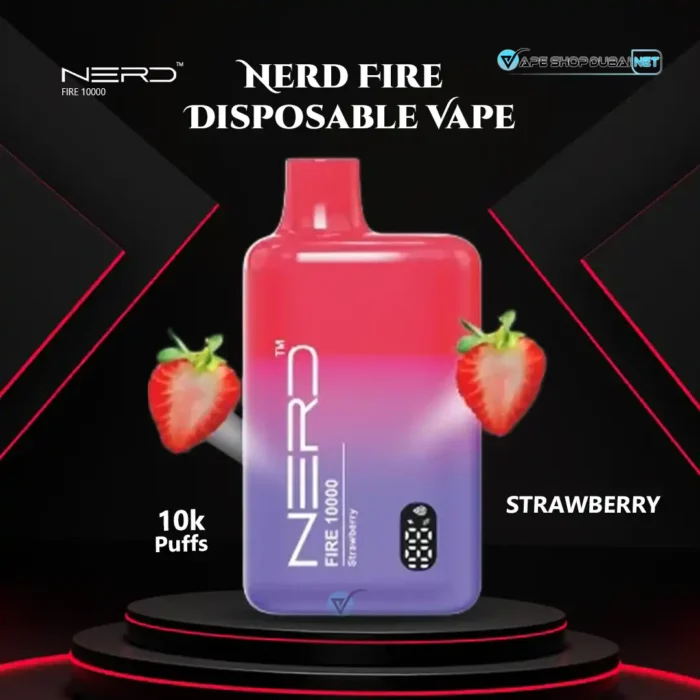 Nerd Fire 10000 Puffs Disposable Vape Strawberry