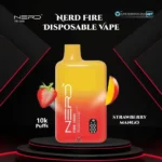 Nerd Fire 10000 Puffs Disposable Vape Strawberry Mango