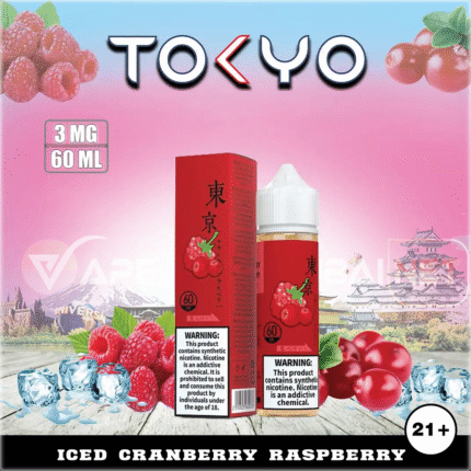 Tokyo Iced Cranberry Raspberry E-Liquid 60ml