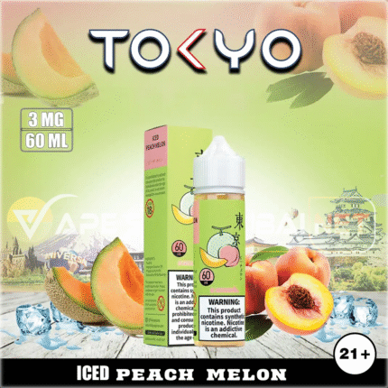 Tokyo Iced Peach Melon E-Liquid 60ml