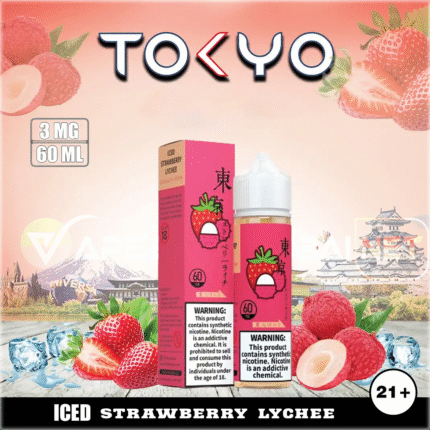 Tokyo Iced Strawberry Lychee E-Liquid 60ml