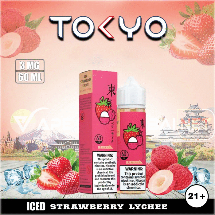 Tokyo Iced Strawberry Lychee E-Liquid 60ml