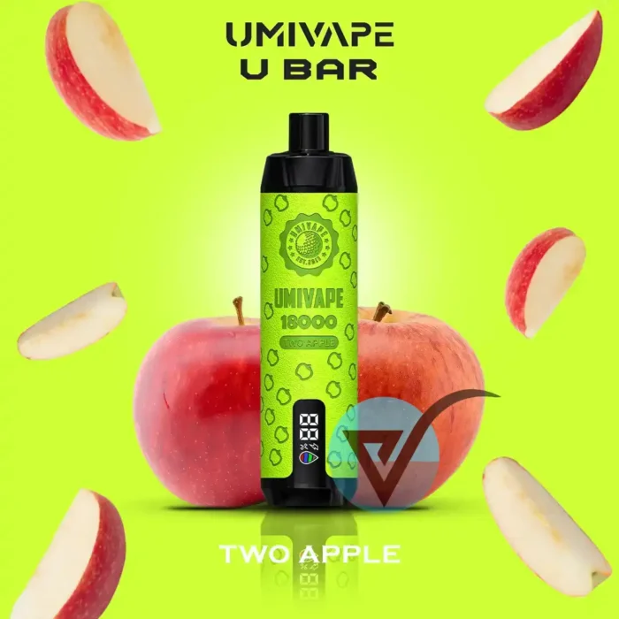 Umivape-U-Bar-18000-Puffs-Disposable-Two-Apple