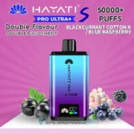 Hayati-Pro-Ultra-S-50000-Puffs-Disposable-Vape-Blackcurrant-Cotton-K-Blue-Raspberry