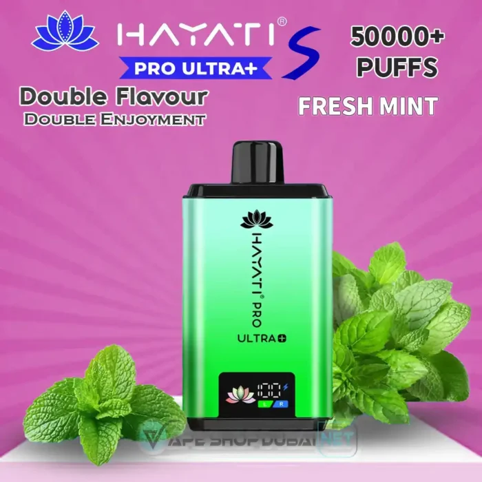 Hayati-Pro-Ultra-S-50000-Puffs-Disposable-Vape-Fresh-Mint