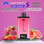 Hayati-Pro-Ultra-S-50000-Puffs-Disposable-Vape-Straw-Grapefruit-Straw-Dragonfruit