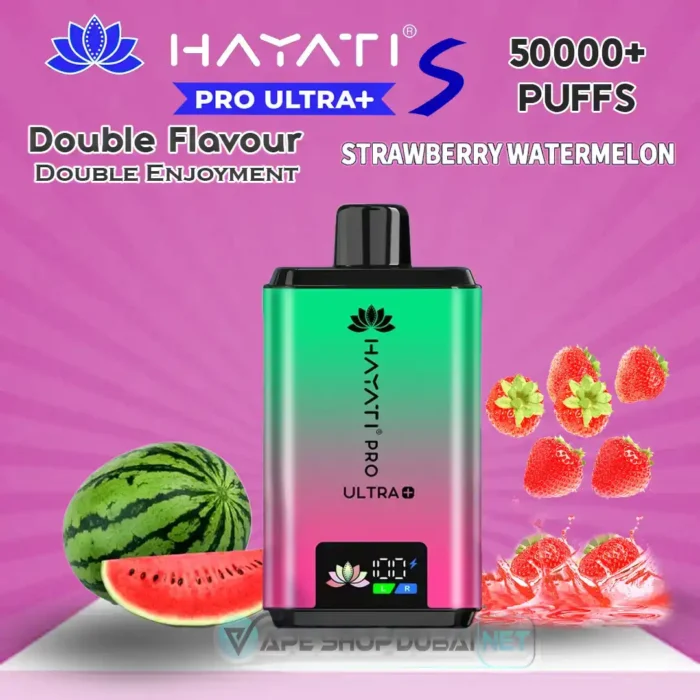 Hayati-Pro-Ultra-S-50000-Puffs-Disposable-Vape-Strawberry-Watermelon