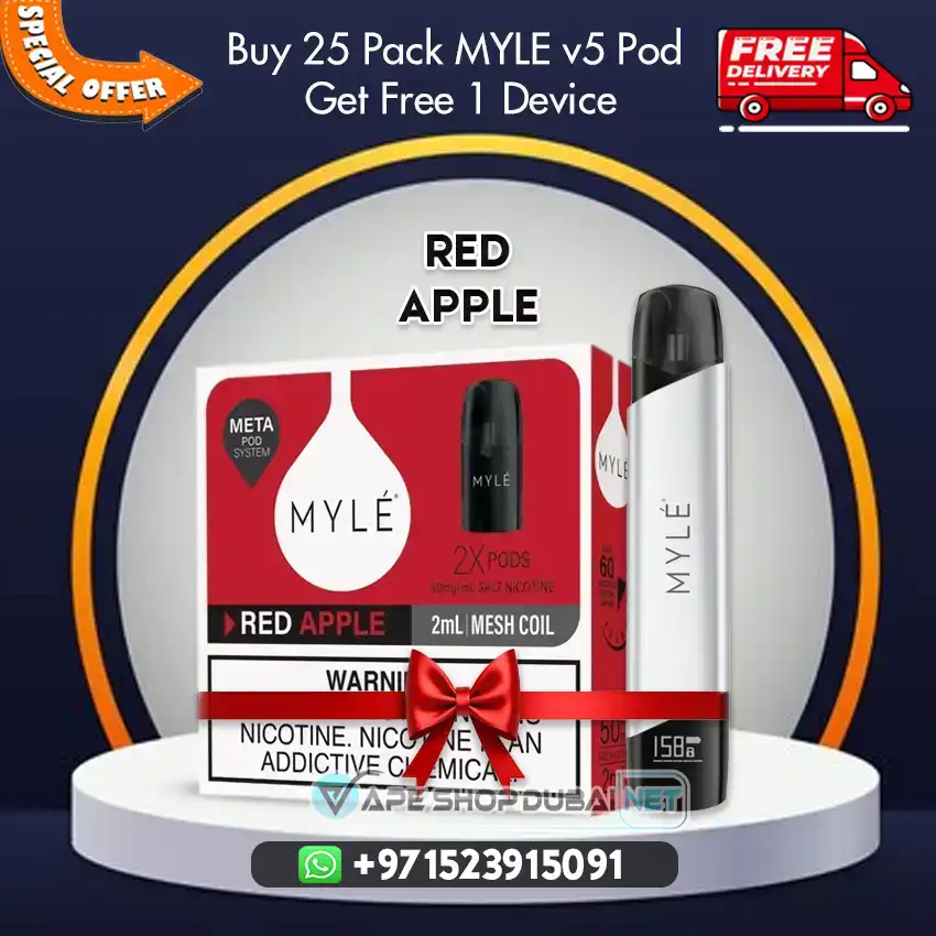 Myle V5 Pod Red Apple Myle-V5-Pod-Red-Apple