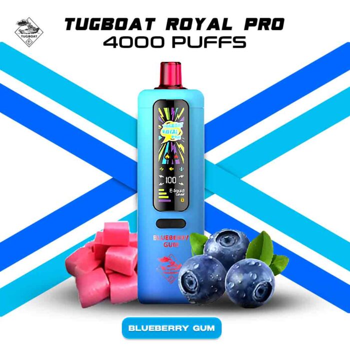 Tugboat Royal Pro 40000 Puffs Blueberry-Gum Disposable Vape In UAE