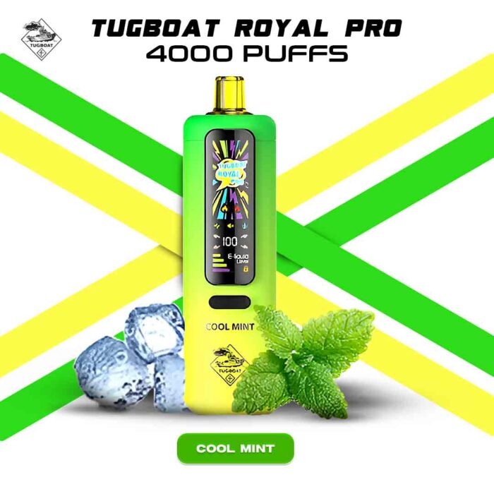 Tugboat Royal Pro 40000 Puffs Cool-Mint Disposable Vape In UAE