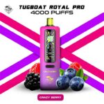Tugboat Royal Pro 40000 Puffs Crazy-Berry Disposable Vape In UAE