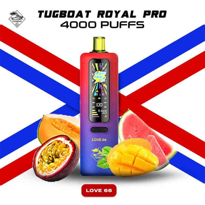 Tugboat Royal Pro 40000 Puffs Love-66 Disposable Vape In UAE