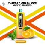 Tugboat Royal Pro 40000 Puffs Orange-Mint Disposable Vape In UAE