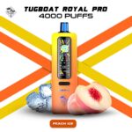 Tugboat Royal Pro 40000 Puffs Peach-Ice Disposable Vape In UAE