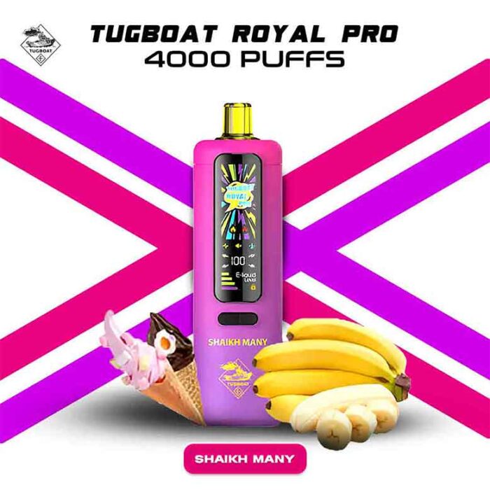 Tugboat Royal Pro 40000 Puffs Shaikh-Many Disposable Vape In UAE