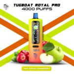 Tugboat Royal Pro 40000 Puffs Two-Apple-Cranberry Disposable Vape In UAE