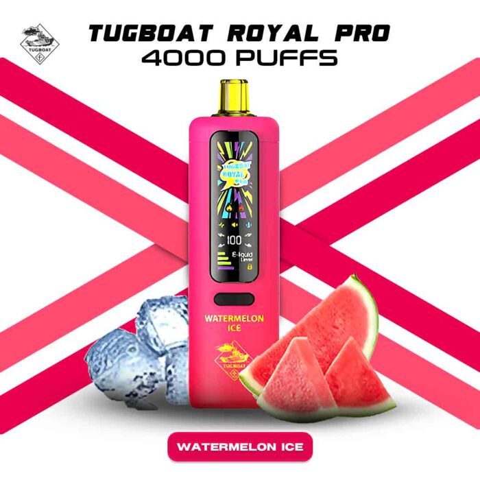 Tugboat Royal Pro 40000 Puffs Watermelon-Ice Disposable Vape In UAE
