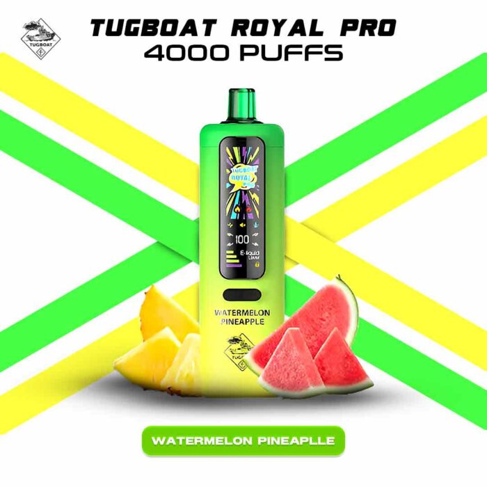 Tugboat Royal Pro 40000 Puffs Watermelon-Pineapple Disposable Vape In UAE