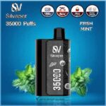 Silvaper 35000 Puffs Disposable Vape Fresh Mint in uae