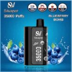 Silvaper 35000 Puffs Disposable Vape Blueberry Bomb in uae
