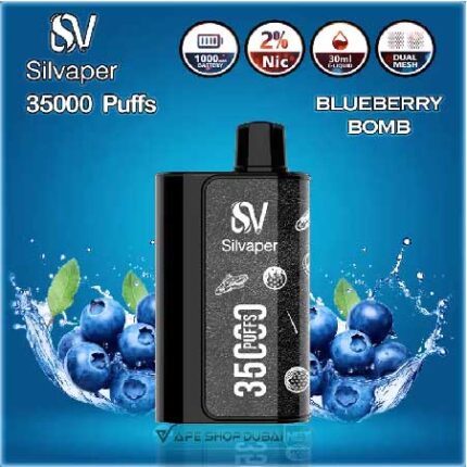 Silvaper 35000 Puffs Disposable Vape Blueberry Bomb in uae
