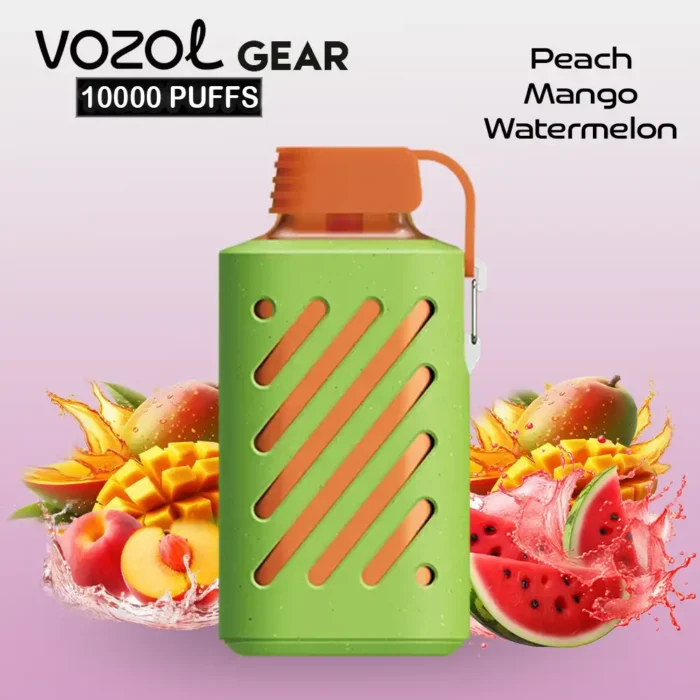 VOZOL GEAR 10000 Puffs Disposable Vape Peach Mango Watermelon