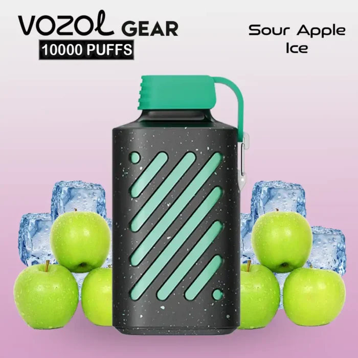 VOZOL GEAR 10000 Puffs Disposable Vape Sour Apple Ice