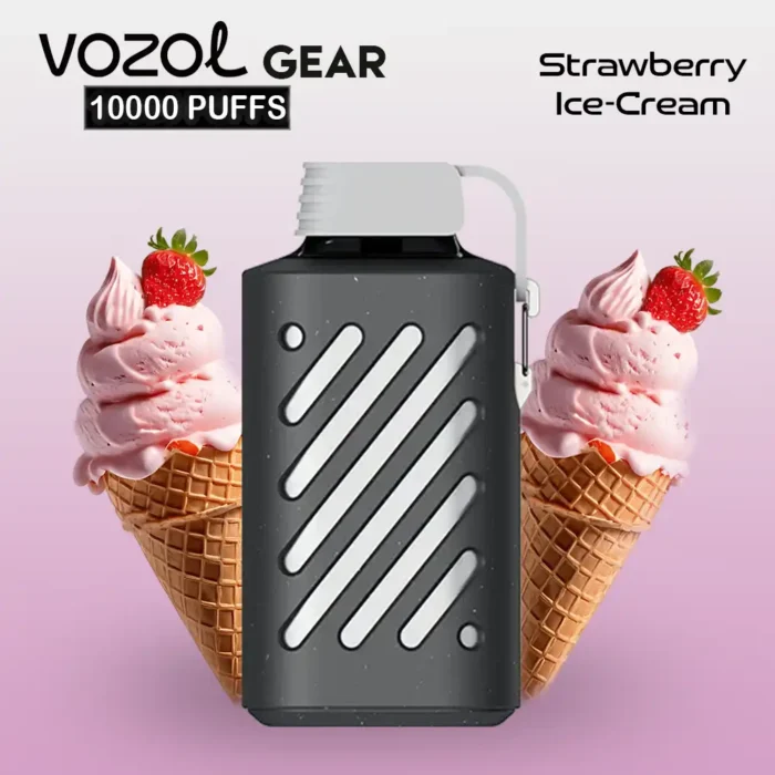 VOZOL GEAR 10000 Puffs Disposable Vape Strawberry Ice Cream