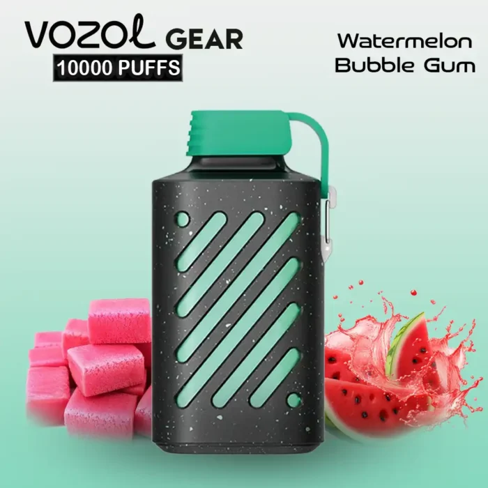 VOZOL GEAR 10000 Puffs Disposable Vape Watermelon Bubble Gum