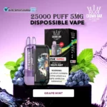 Bay AL FAKHER Ultra 25000 Puffs 5MG Disposable Vape – Grape Mint