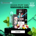 Bay AL FAKHER Ultra 25000 Puffs 5MG Disposable Vape – Gum Mint