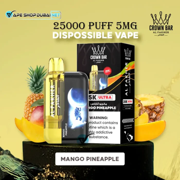 Bay AL FAKHER Ultra 25000 Puffs 5MG Disposable Vape – Mango Painapple