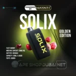 Hayati Solix 30000 Puffs Disposable Vape Golden Edition FIZZY-CHERRY Flavors In UAE
