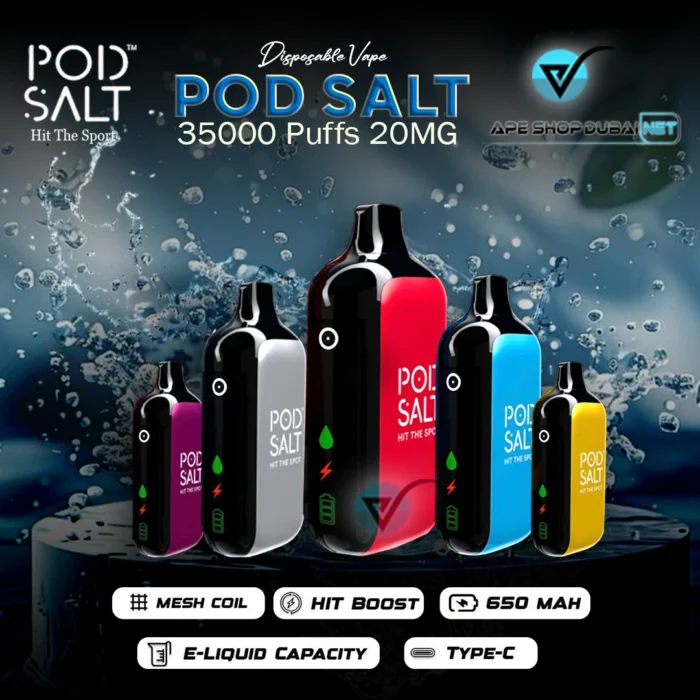 Pod Salt 35k Puffs 20mg Disposable Vape in UAE