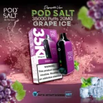 Pod Salt 35k Puffs 20mg Disposable Vape GRAPE ICE in UAE